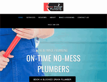 Tablet Screenshot of newimageplumbing.net.au